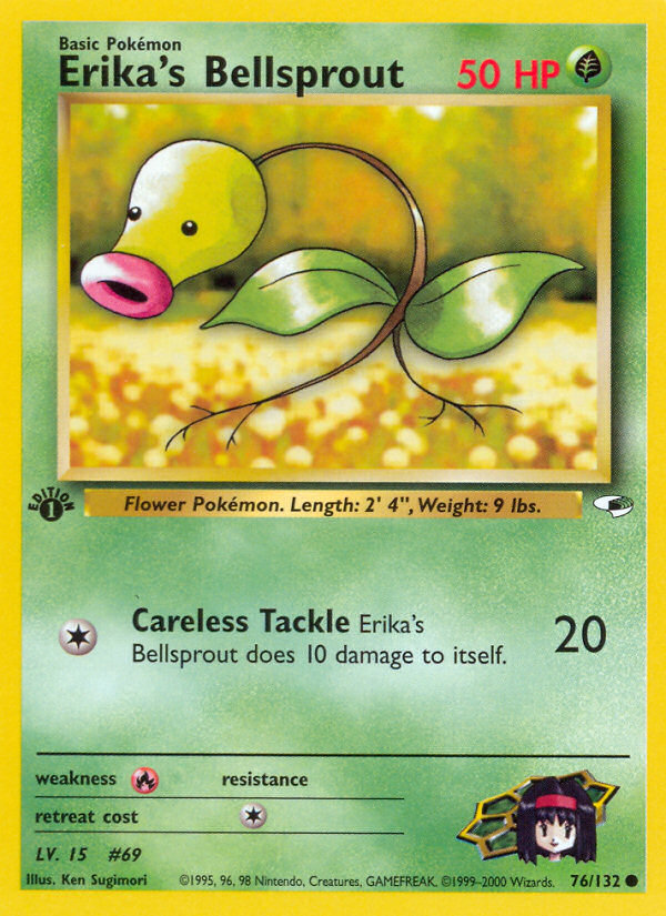 Erika's Bellsprout (76/132) [Gym Heroes 1st Edition] 