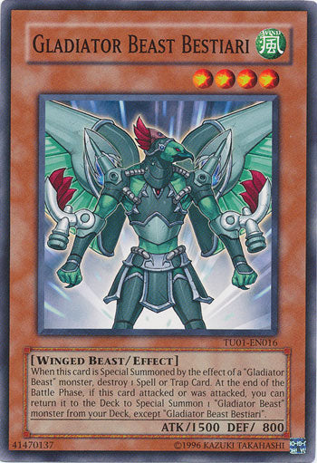 Gladiator Beast Bestiari [TU01-EN016] Common 