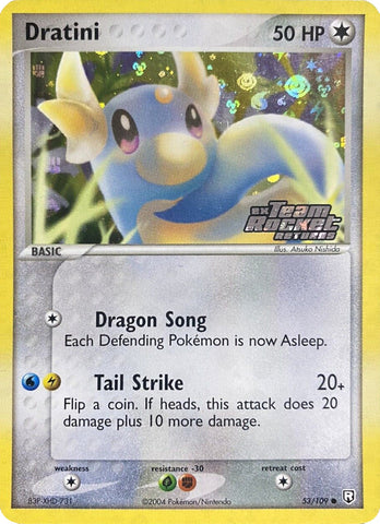 Dratini (53/109) (Stamped) [EX: Team Rocket Returns] 