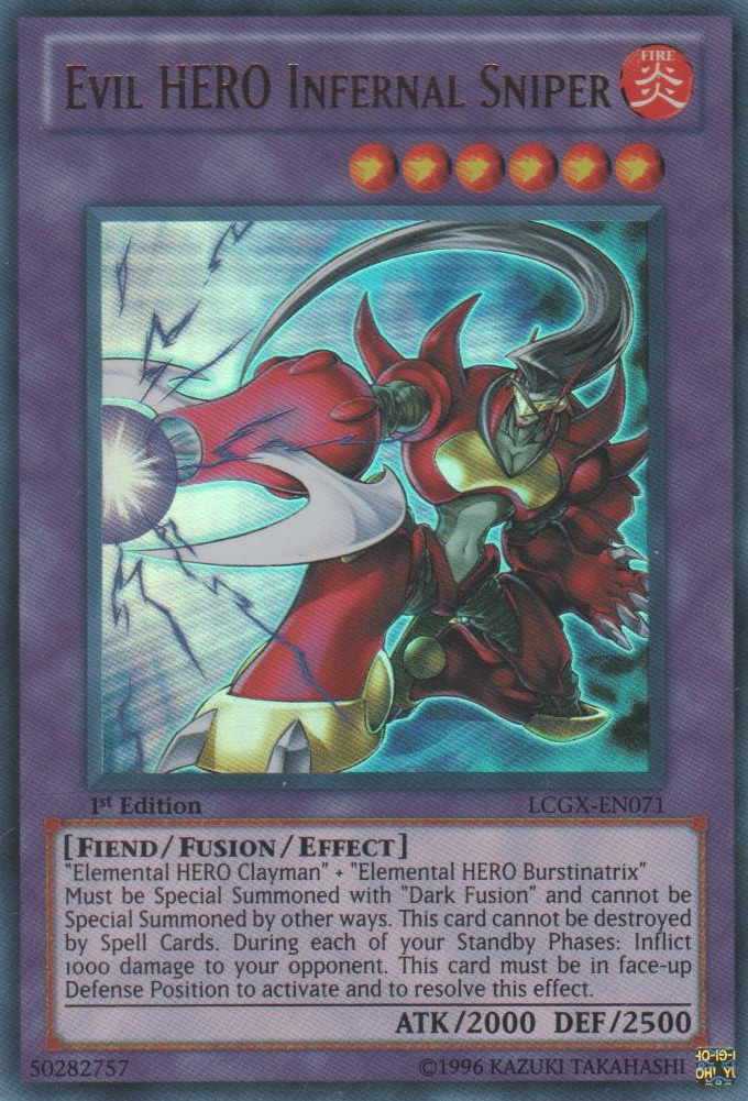 Evil HERO Infernal Sniper [LCGX-EN071] Ultra Rare 