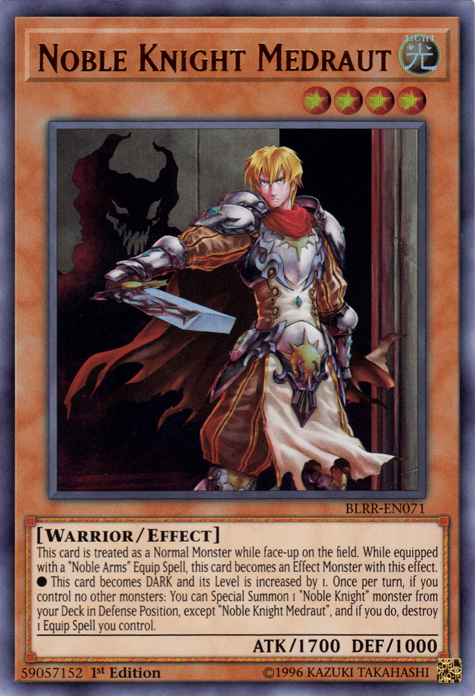 Noble Knight Medraut [BLRR-EN071] Ultra Rare 