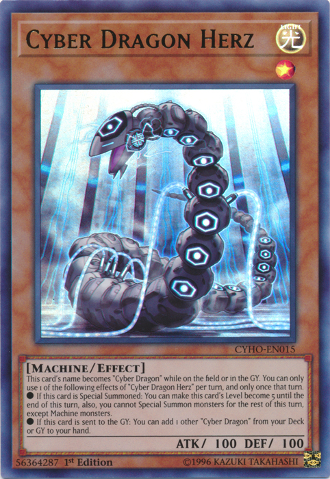 Cyber ​​Dragon Herz [CYHO-EN015] Ultra Rare 