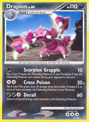 Drapion (15/100) [Diamond &amp; Pearl: Stormfront] 