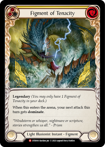 Figment of Tenacity // Metis, Archangel of Tenacity [DTD010] (Dusk Till Dawn) 