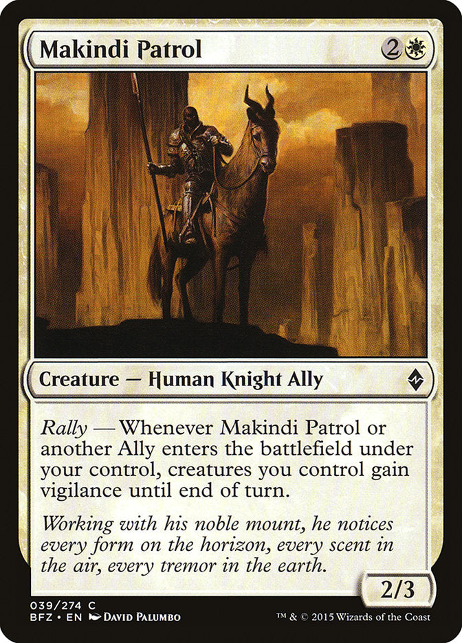 Makindi Patrol [Battle for Zendikar] 