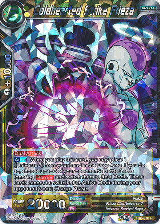 Coldhearted Strike Frieza (Shatterfoil) (TB1-078) [Dragon Brawl] 