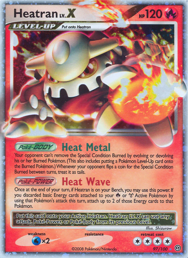 Heatran LV.X (97/100) [Diamond &amp; Pearl: Stormfront] 