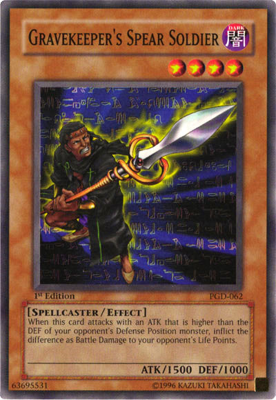 Gravekeeper's Spear Soldier [PGD-062] Common 