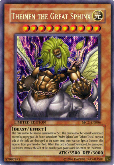Theinen the Great Sphinx [MC2-EN006] Secret Rare 
