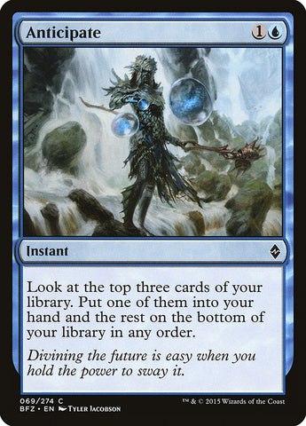 Anticipate [Battle for Zendikar] 