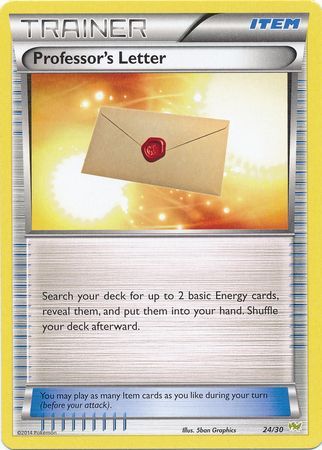 Professor's Letter (24/30) [XY: Trainer Kit - Noivern] 