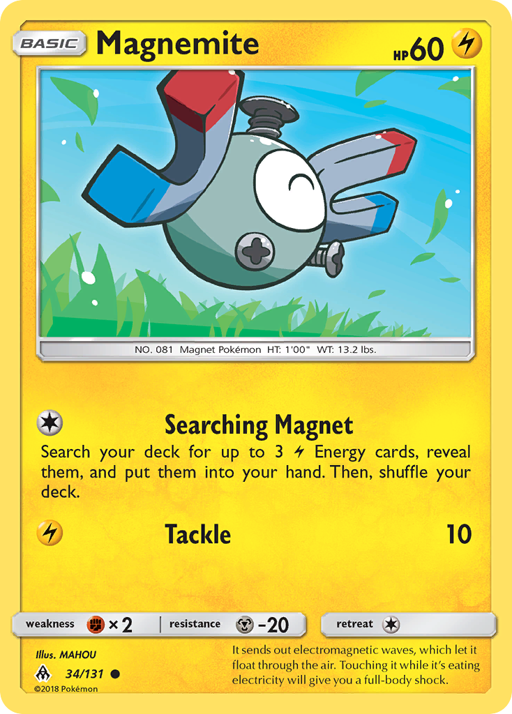 Magnemite (34/131) [Sun &amp; Moon: Forbidden Light] 