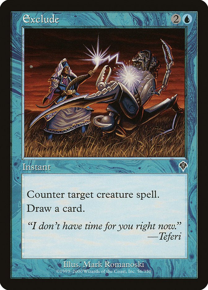 Exclude [Invasion] 