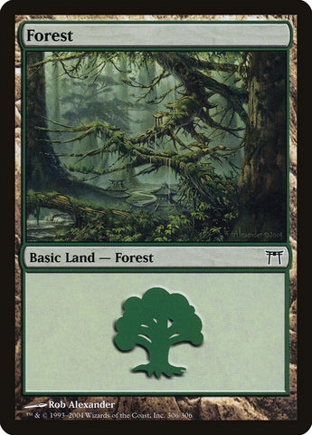 Forest (306) [Champions of Kamigawa] 