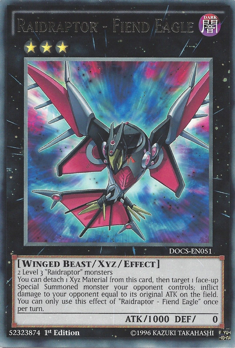 Raidraptor - Fiend Eagle [DOCS-EN051] Rare 