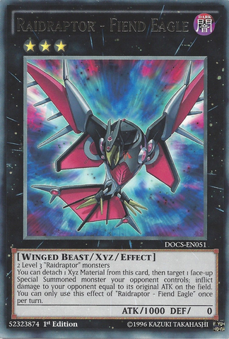 Raidraptor - Fiend Eagle [DOCS-EN051] Rare 