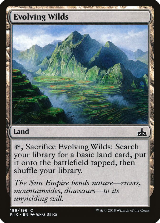Evolving Wilds [Rivals of Ixalan] 