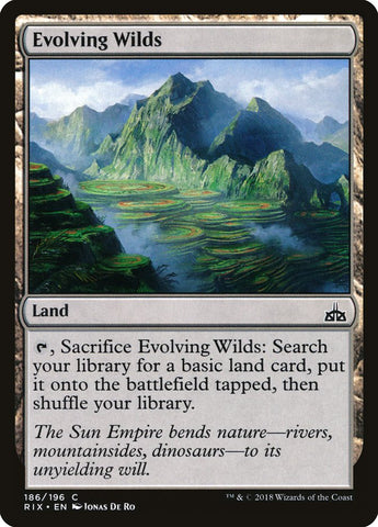 Evolving Wilds [Rivals of Ixalan] 