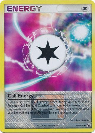 Call Energy (92/100) (League Promo) [Diamond &amp; Pearl: Majestic Dawn] 