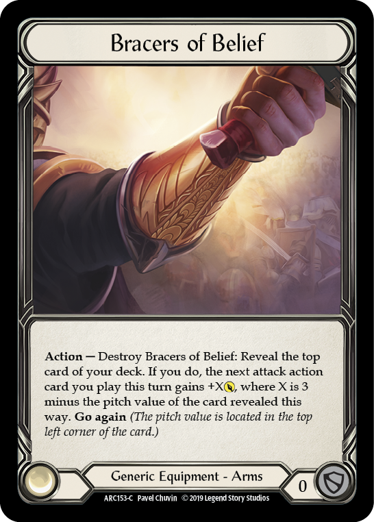Bracers of Belief [ARC153-C] (Arcane Rising) 1st Edition Normal 