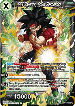 SS4 Bardock, Spirit Resonance (BT14-122) [Cross Spirits] 