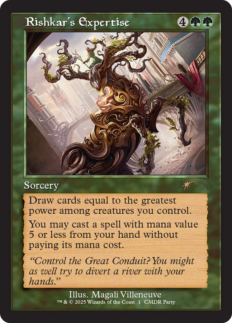 Rishkar's Expertise (Retro Frame) [Wizards Play Network 2025] 