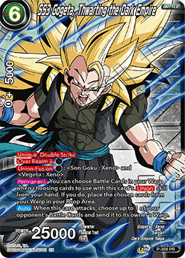 SS3 Gogeta, Thwarting the Dark Empire (Winner Stamp) (P-308_PR) [Tournament Promotion Cards] 