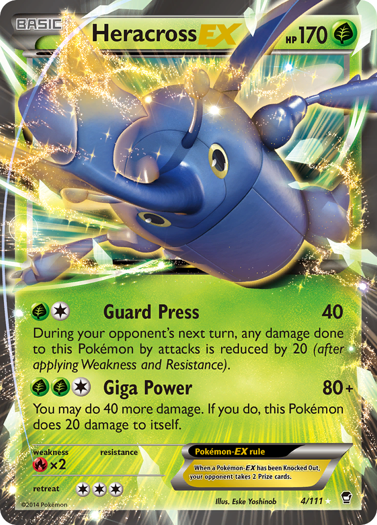 Heracross EX (4/111) [XY: Furious Fists] 