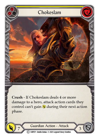 Chokeslam (Yellow) [1HP071] (History Pack 1) 