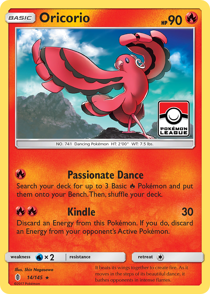 Oricorio (14/145) [Sun &amp; Moon: Guardians Rising] 