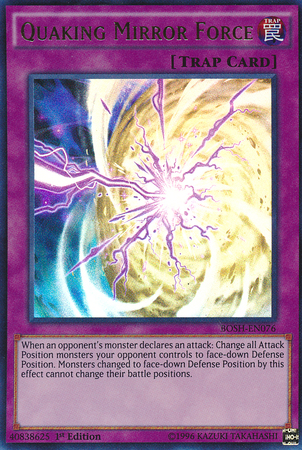 Quaking Mirror Force [BOSH-EN076] Ultra Rare 