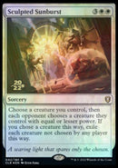Sculpted Sunburst [Commander Legends: Battle for Baldur's Gate Prerelease Promos] 