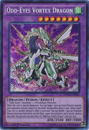 Odd-Eyes Vortex Dragon [DOCS-EN045] Secret Rare 