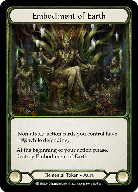 Embodiment of Earth // Embodiment of Lightning [ELE109] (Tales of Aria) 1st Edition Normal 