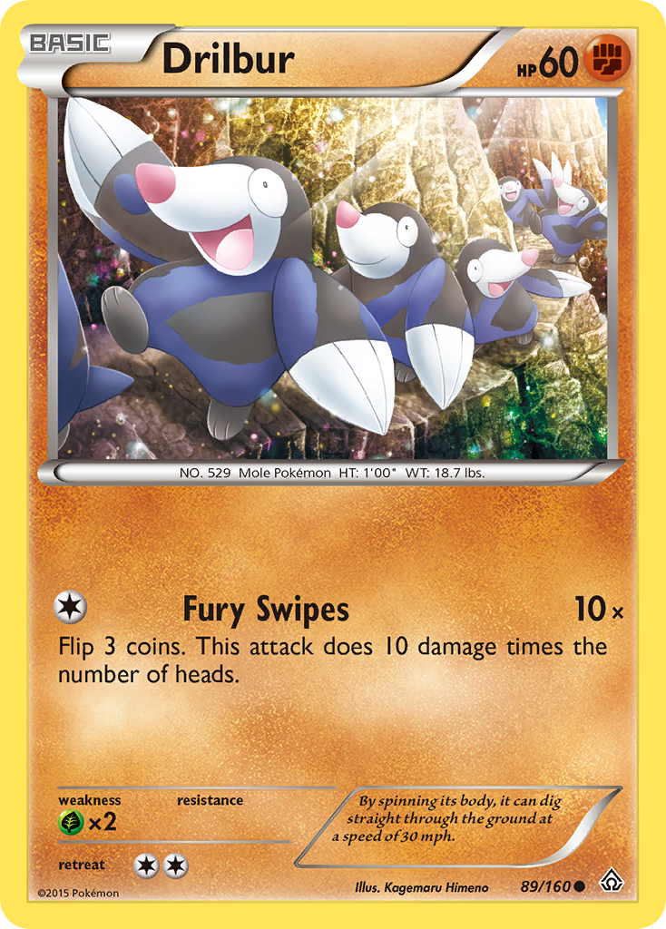 Drilbur (89/160) [XY: Primal Clash] 
