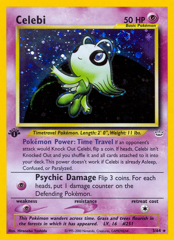 Celebi (3/64) [Neo Revelation 1st Edition] 