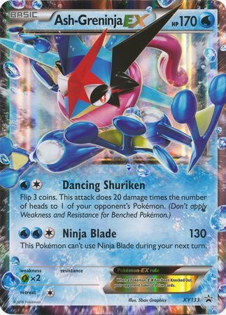Ash-Greninja EX (XY133) (Jumbo Card) [XY: Black Star Promos] 