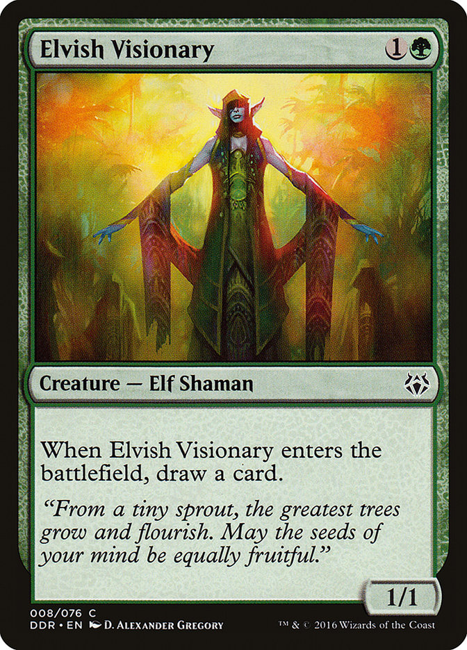 Elvish Visionary [Duel Decks: Nissa vs. Ob Nixilis] 