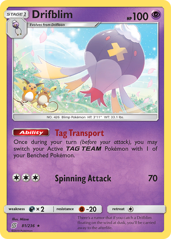 Drifblim (81/236) [Sun &amp; Moon: Unified Minds] 