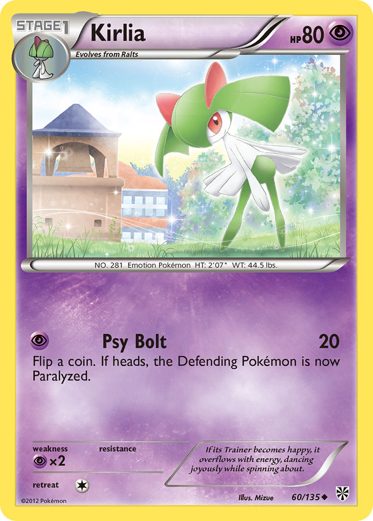 Kirlia (60/135) [Black &amp; White: Plasma Storm] 