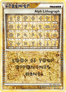 Alph Lithograph (124/123) [HeartGold &amp; SoulSilver: Base Set] 