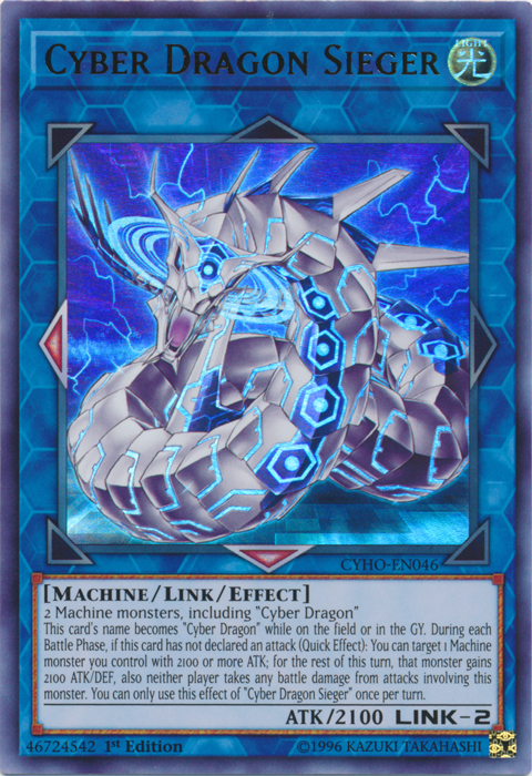 Cyber ​​Dragon Sieger [CYHO-EN046] Ultra Rare 