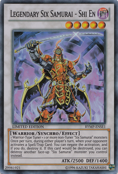 Legendary Six Samurai - Shi En [RYMP-ENSE1] Super Rare 