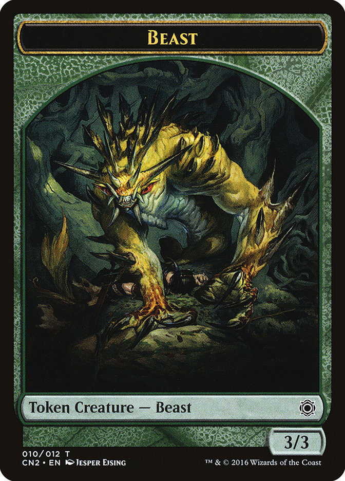 Beast Token [Conspiracy: Take the Crown Tokens] 
