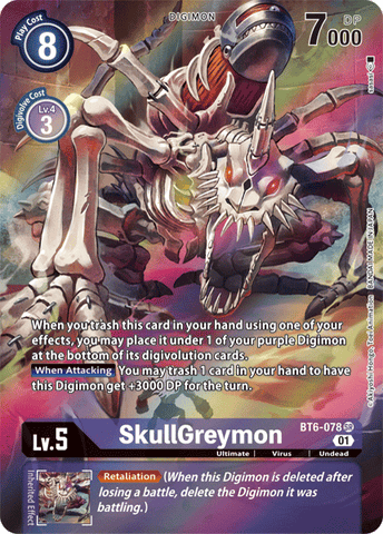 SkullGreymon [BT6-078] (Alternate Art) [Double Diamond] 