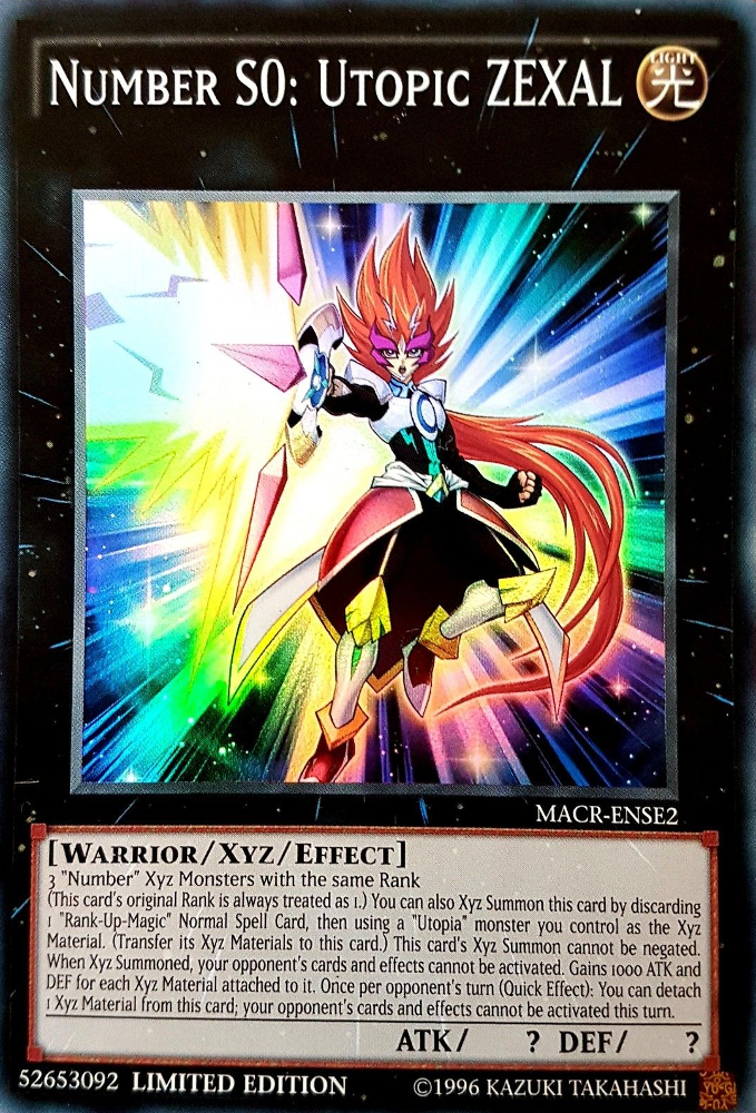 Number S0: Utopic ZEXAL [MACR-ENSE2] Super Rare 