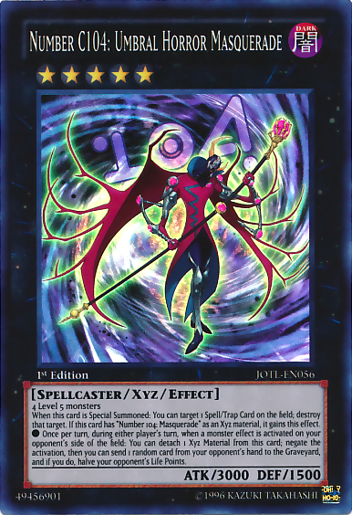 Number C104: Umbral Horror Masquerade [JOTL-EN056] Super Rare 