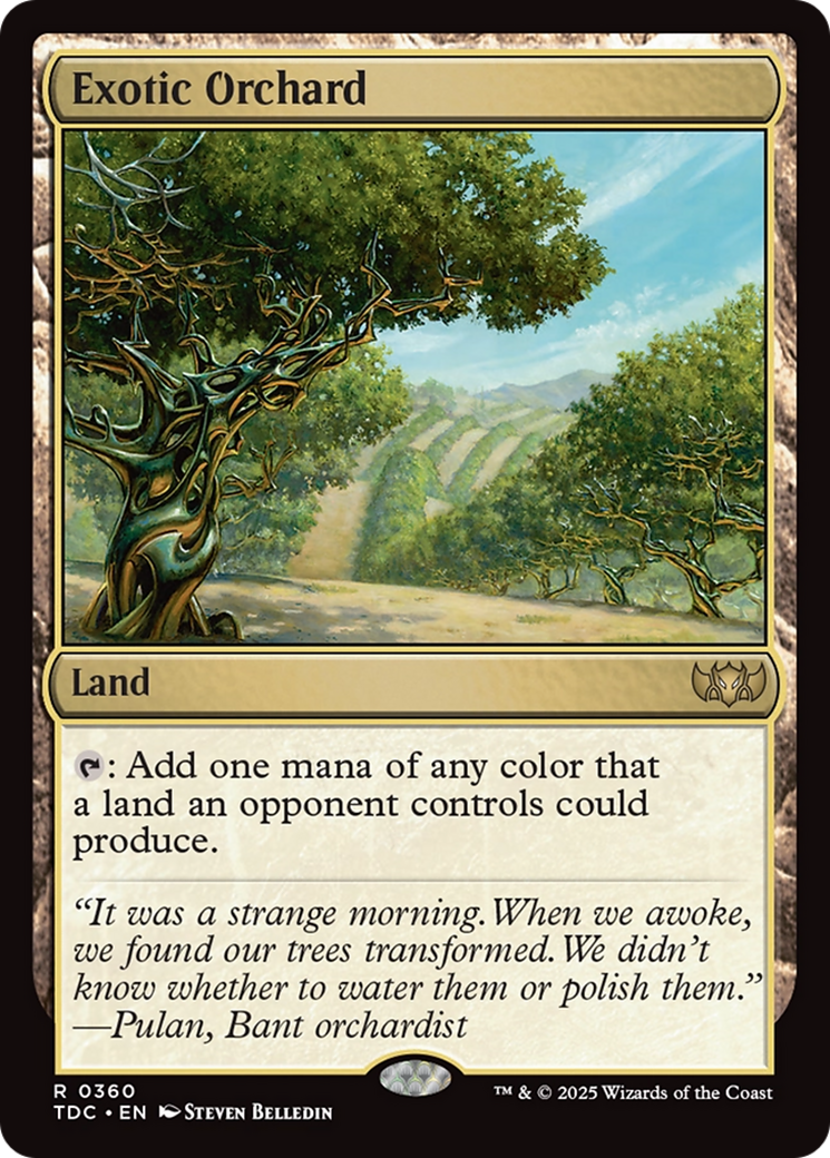 Exotic Orchard [Tarkir: Dragonstorm Commander] 