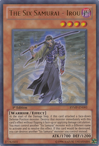 The Six Samurai - Irou [RYMP-EN093] Ultra Rare 