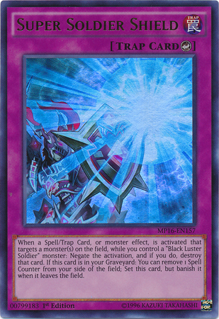 Super Soldier Shield [MP16-EN157] Ultra Rare 